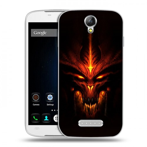 Дизайнерский пластиковый чехол для Doogee X6 Diablo