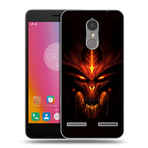 Дизайнерский силиконовый чехол для Lenovo K6 Diablo