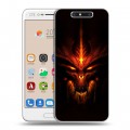 Дизайнерский пластиковый чехол для ZTE Blade V8 Diablo