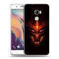 Дизайнерский пластиковый чехол для HTC One X10 Diablo