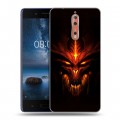 Дизайнерский пластиковый чехол для Nokia 8 Diablo