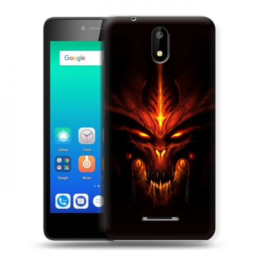 Дизайнерский силиконовый чехол для Micromax Q409 Diablo