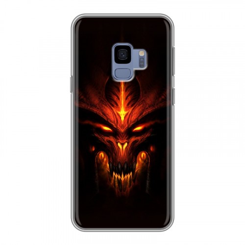 Дизайнерский пластиковый чехол для Samsung Galaxy S9 Diablo