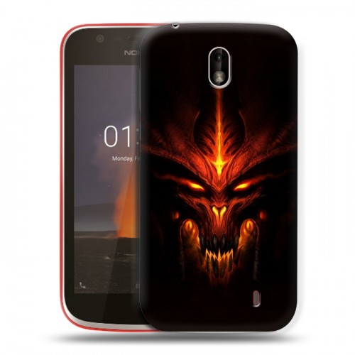 Дизайнерский пластиковый чехол для Nokia 1 Diablo