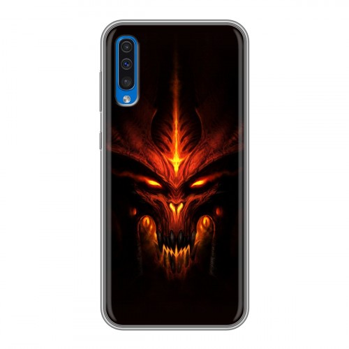 Дизайнерский силиконовый чехол для Samsung Galaxy A50 Diablo