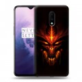 Дизайнерский пластиковый чехол для OnePlus 7 Diablo