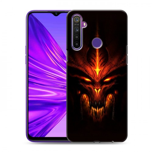 Дизайнерский силиконовый чехол для Realme 5 Diablo