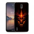 Дизайнерский силиконовый чехол для Nokia 1.3 Diablo