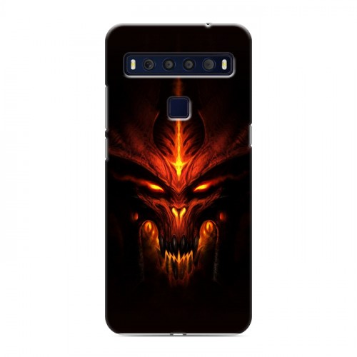 Дизайнерский пластиковый чехол для TCL 10L Diablo