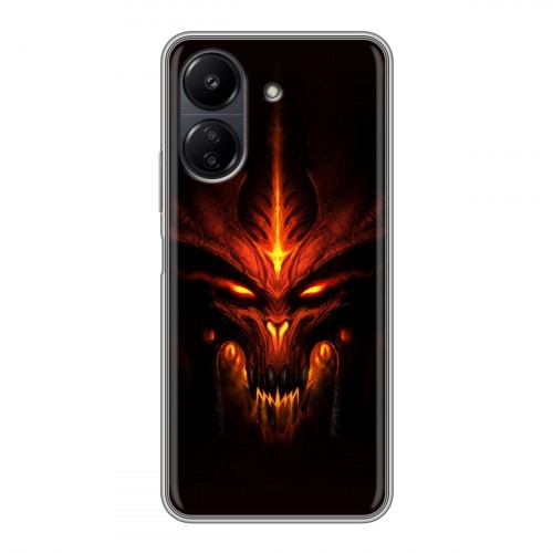 Дизайнерский пластиковый чехол для Xiaomi Poco C65 Diablo