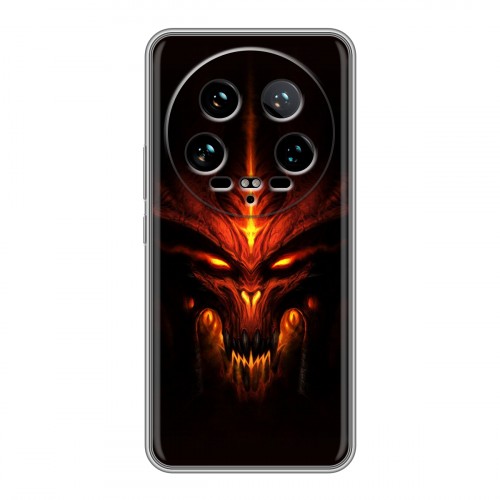 Дизайнерский силиконовый чехол для Xiaomi 14 Ultra Diablo