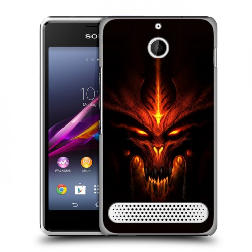 Дизайнерский силиконовый чехол для Sony Xperia E1 Diablo