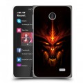 Дизайнерский пластиковый чехол для Nokia X Diablo