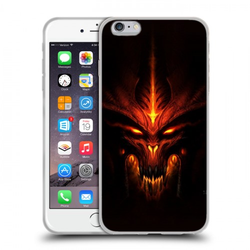 Дизайнерский силиконовый чехол для Iphone 6 Plus/6s Plus Diablo