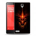 Дизайнерский силиконовый чехол для Xiaomi RedMi Note Diablo