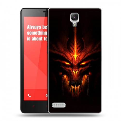 Дизайнерский силиконовый чехол для Xiaomi RedMi Note Diablo