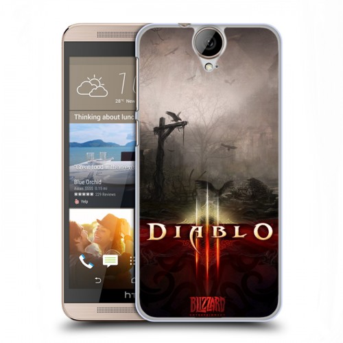 Дизайнерский пластиковый чехол для HTC One E9+ Diablo