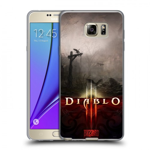 Дизайнерский пластиковый чехол для Samsung Galaxy Note 5 Diablo