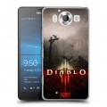 Дизайнерский пластиковый чехол для Microsoft Lumia 950 Diablo