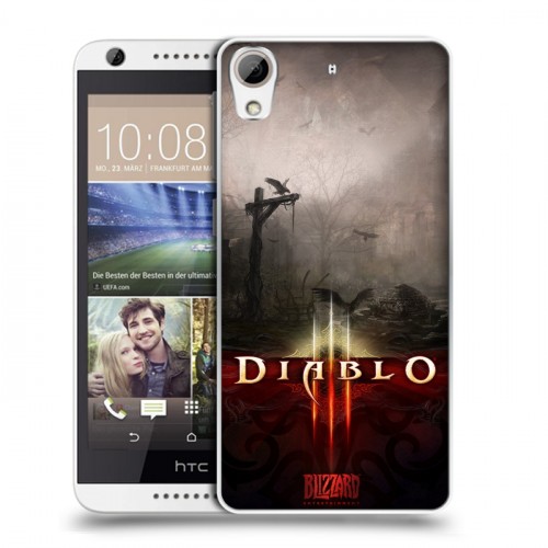 Дизайнерский силиконовый чехол для HTC Desire 626 Diablo