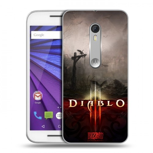 Дизайнерский пластиковый чехол для Lenovo Moto G Diablo