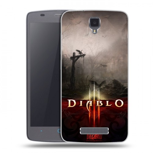 Дизайнерский силиконовый чехол для ZTE Blade L5 Diablo