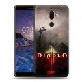 Дизайнерский пластиковый чехол для Nokia 7 Plus Diablo