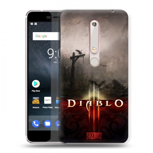 Дизайнерский пластиковый чехол для Nokia 6 (2018) Diablo