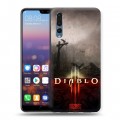 Дизайнерский силиконовый с усиленными углами чехол для Huawei P20 Pro Diablo