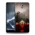 Дизайнерский пластиковый чехол для Nokia 3.1 Diablo