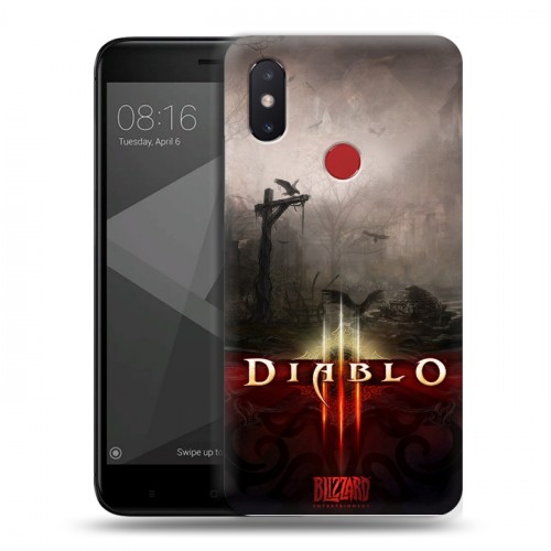 Дизайнерский пластиковый чехол для Xiaomi Mi8 SE Diablo