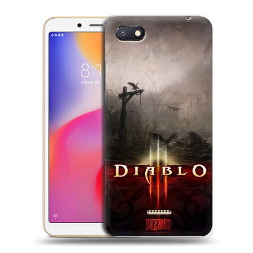 Дизайнерский пластиковый чехол для Xiaomi RedMi 6A Diablo