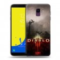 Дизайнерский пластиковый чехол для Samsung Galaxy J6 Diablo