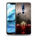 Дизайнерский силиконовый чехол для Nokia 5.1 Plus Diablo