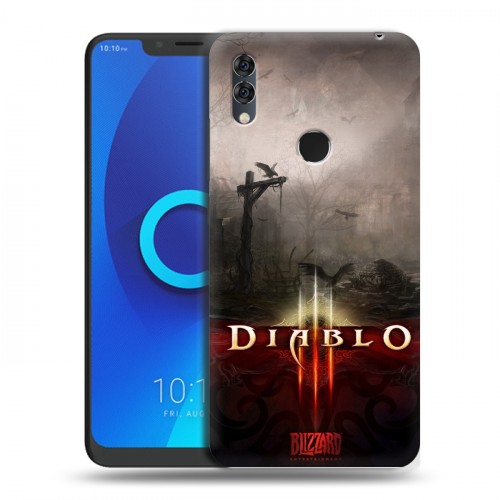 Дизайнерский силиконовый чехол для Alcatel 5V Diablo