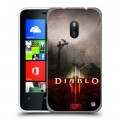 Дизайнерский пластиковый чехол для Nokia Lumia 620 Diablo