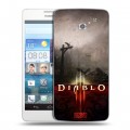 Дизайнерский пластиковый чехол для Huawei Ascend D2 Diablo