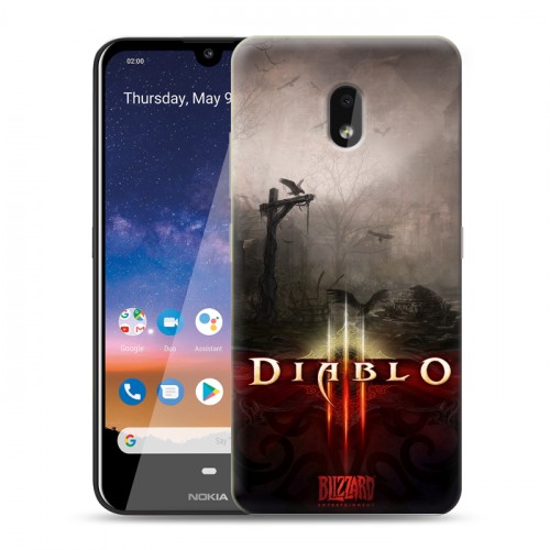 Дизайнерский силиконовый чехол для Nokia 2.2 Diablo