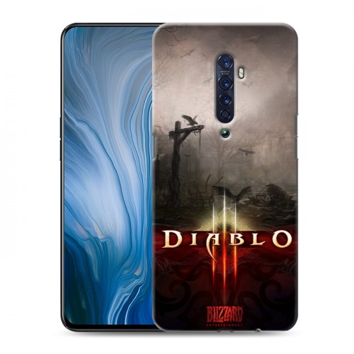 Дизайнерский пластиковый чехол для OPPO Reno2 Z Diablo