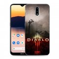 Дизайнерский пластиковый чехол для Nokia 2.3 Diablo