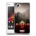 Дизайнерский пластиковый чехол для Sony Xperia L Diablo