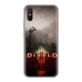 Дизайнерский силиконовый чехол для Xiaomi RedMi 9A Diablo