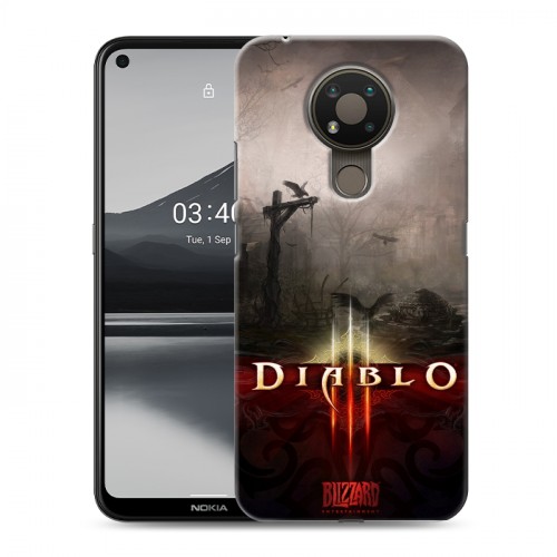 Дизайнерский силиконовый чехол для Nokia 3.4 Diablo