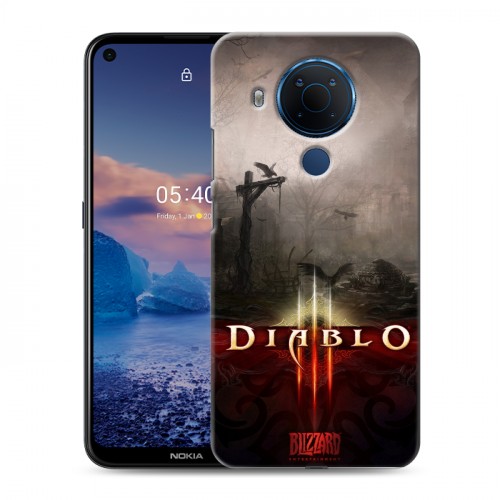 Дизайнерский силиконовый чехол для Nokia 5.4 Diablo