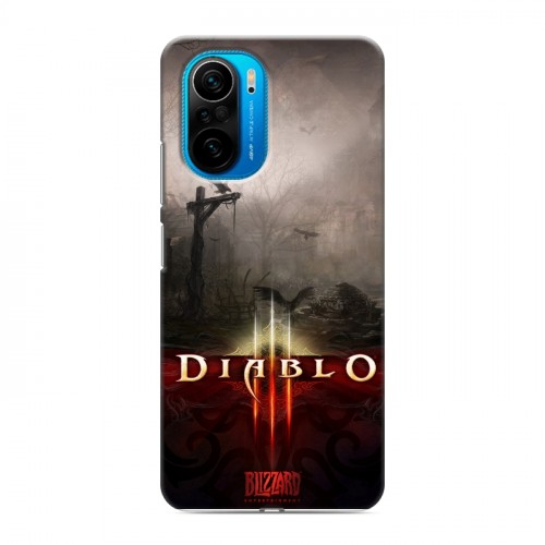 Дизайнерский силиконовый чехол для Xiaomi Poco F3 Diablo