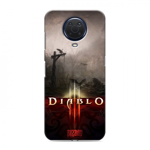 Дизайнерский силиконовый чехол для Nokia G20 Diablo