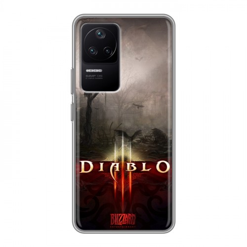 Дизайнерский силиконовый чехол для Xiaomi Poco F4 Diablo