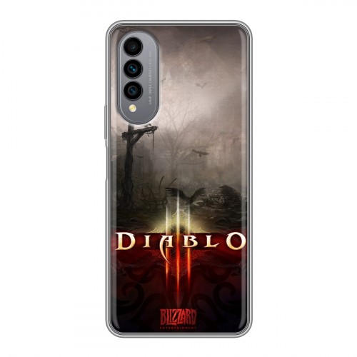 Дизайнерский силиконовый чехол для Wiko T50 Diablo