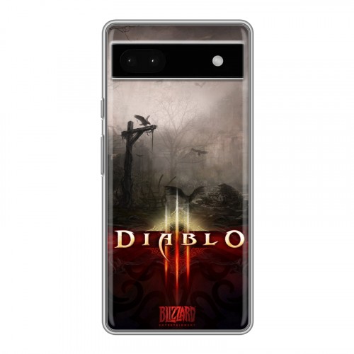 Дизайнерский силиконовый чехол для Google Pixel 6a Diablo