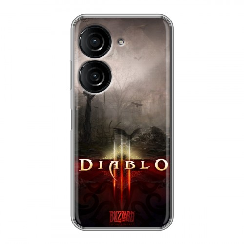 Дизайнерский силиконовый чехол для ASUS ZenFone 9 Diablo